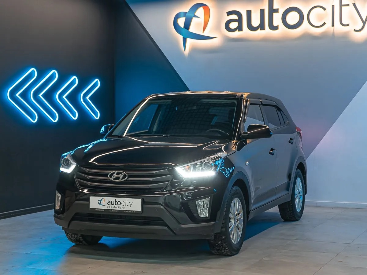 Hyundai Creta 2018, (Черный) с пробегом 73 915 км в Новосибирске